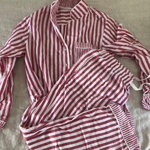 Target Women’s Christmas stripe PJ set